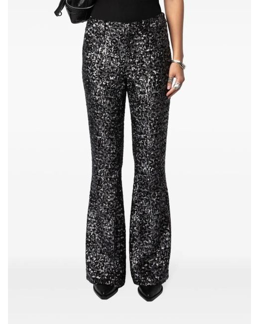 Zadig & Voltaire Black Prevy Trousers