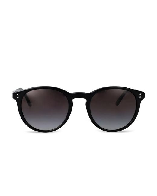 Polo Ralph Lauren Black Round-Frame Sunglasses for men