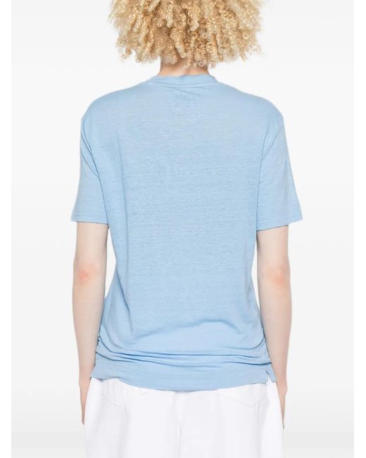 Fedeli Blue Crew-Neck T-Shirt