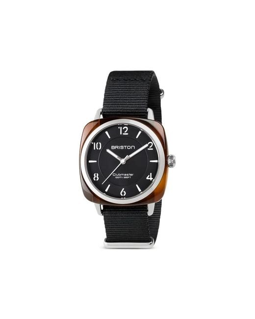 Briston Black Clubmaster Chic 36Mm Watch