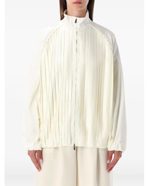 Nike Natural Pleated Bomber Jacket