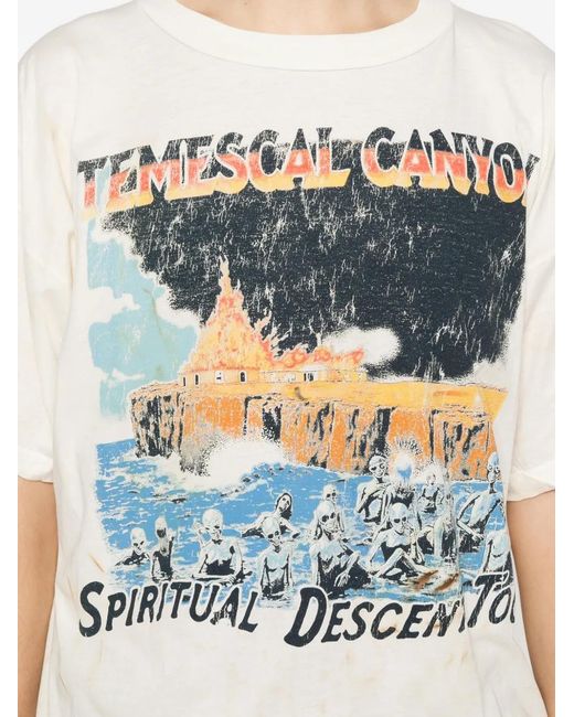 ERCOLE STUDIO White Printed T-Shirt for men