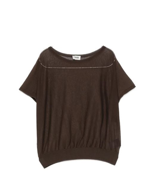 Drykorn Brown Gerlotta Boat-Neck T-Shirt
