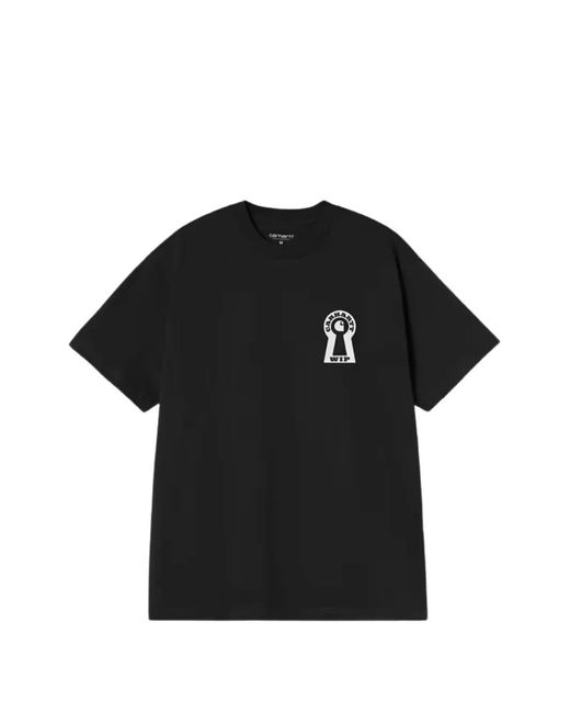 Carhartt Black Locked Round-Neck T-Shirt for men