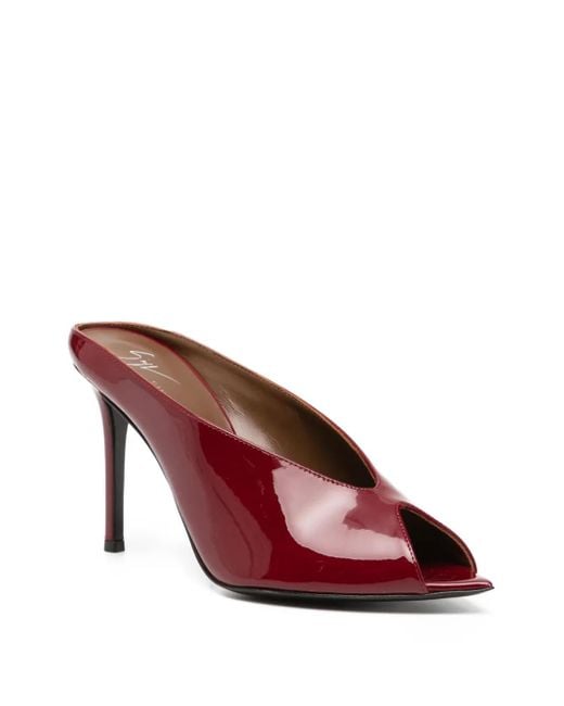 Giuseppe Zanotti Red 80mm Peep-toe Pumps