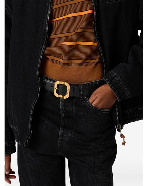 Miu Miu Black Ausgeblichene Jeans