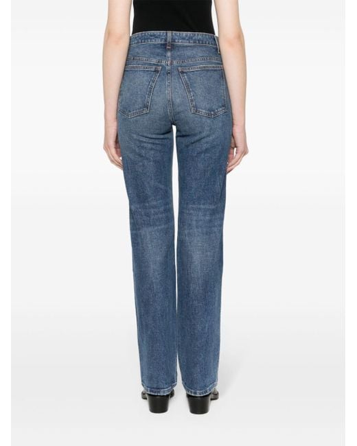 Khaite Blue Danielle Denim Cotton Jeans