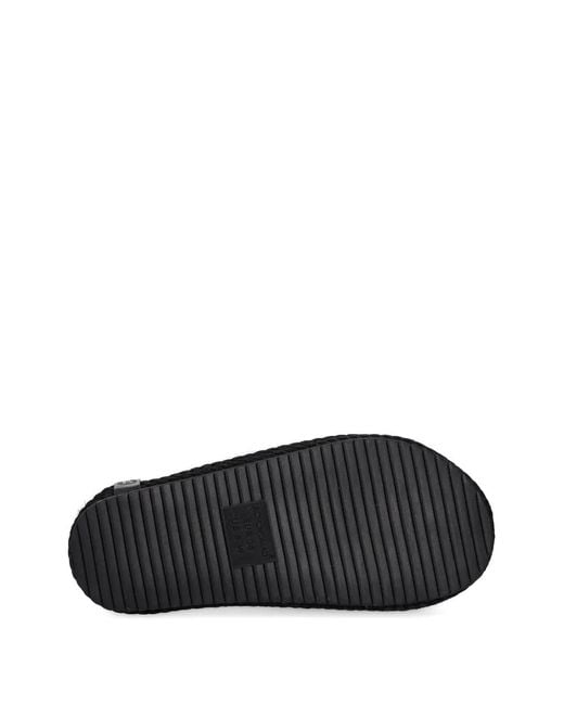 Bohonomad Black Espadrilles À Boucle Et Finitions En Corde