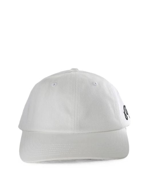 Malbon Golf Gray Evergreen Logo-Embroidered Baseball Cap