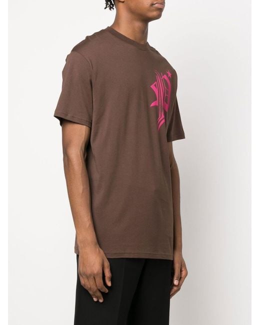 Camiseta con motivo Skull Philipp Plein de hombre de color Brown