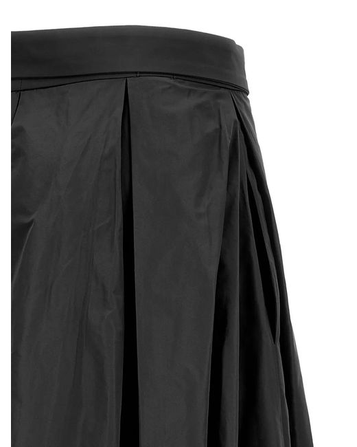 Pinko Black Raponzolo Maxi Skirt