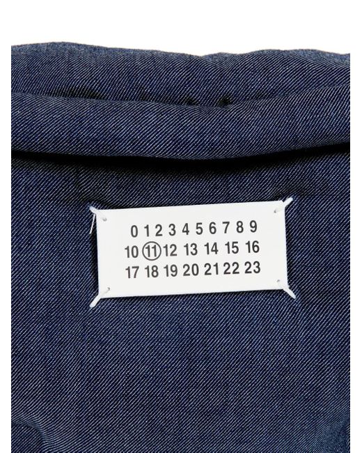 メンズ Maison Margiela Glam Slam デニムベルトバッグ Blue