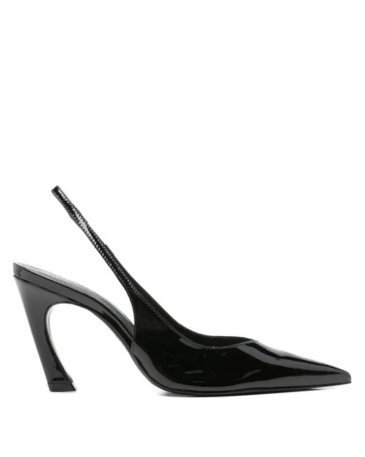 SCHUTZ SHOES Black 90Mm Pointed-Toe Slingback Pumps