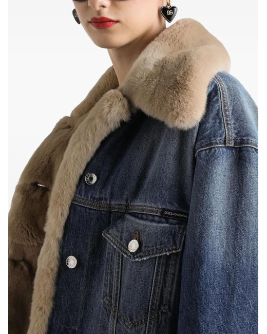 Dolce & Gabbana Blue Denim Jacket