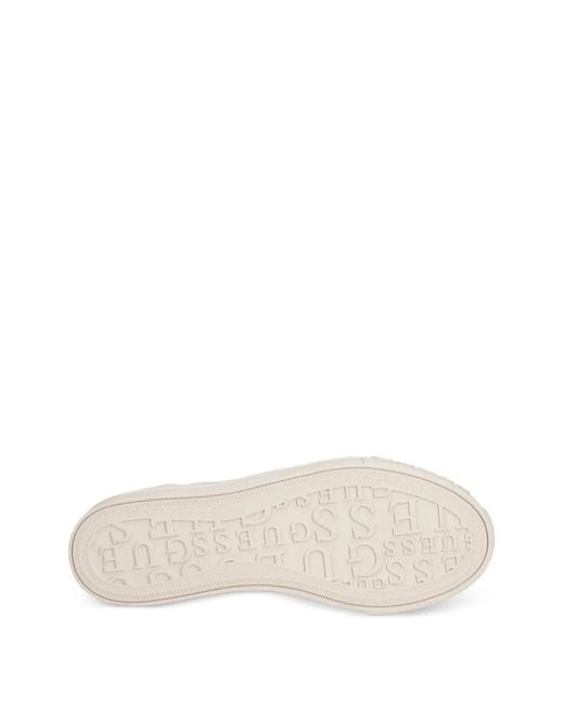 Guess Blue Issah Piped-Trim Sneakers