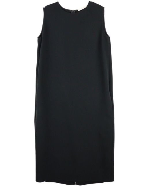 The Row Black Mirna Round-neck Dress