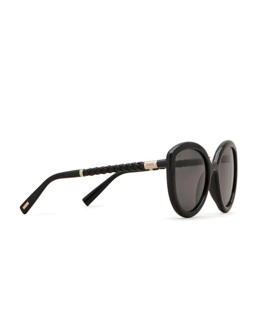 Tod's Gray Logo-Engraved Sunglasses