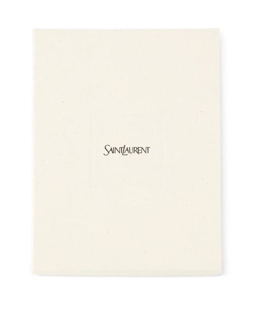 Saint Laurent Black Cassandre Logo Card Holder