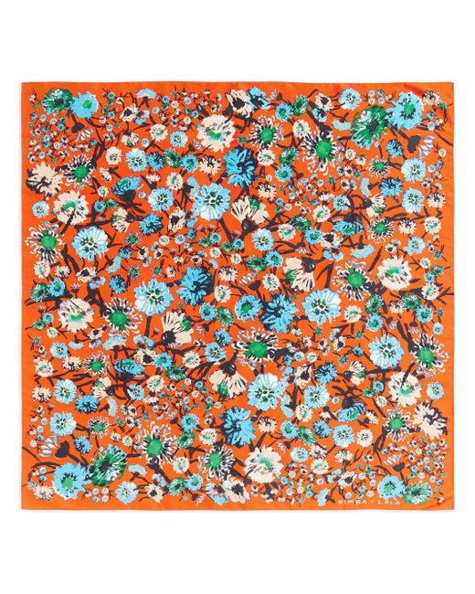 Bimba Y Lola フローラル スカーフ Orange