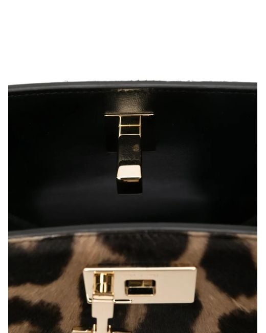 Bolso satchel Studio Box con motivo de leopardo Ferragamo de color Multicolor