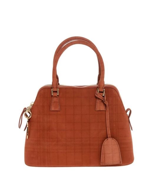 Maison Margiela Brown 5Ac Suede Tote Bag