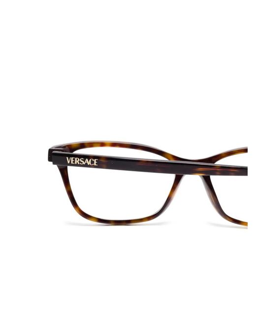 Versace Brown Square-Frame Glasses