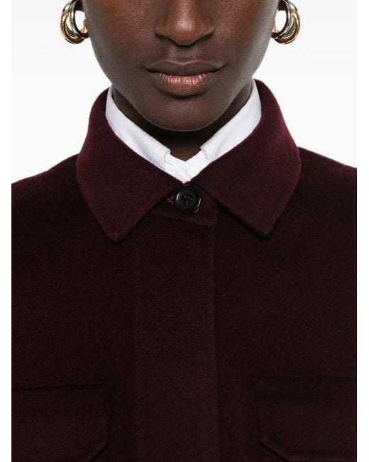 Bompard Red Double-Sided Flap-Pocket Jacket