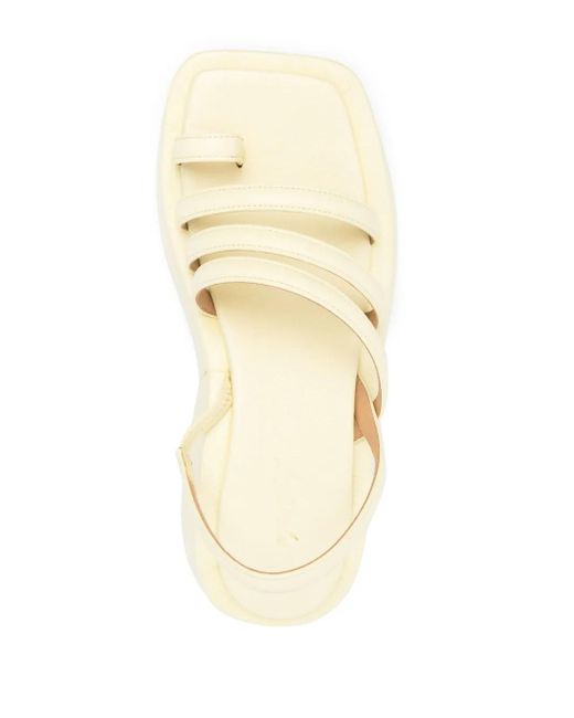 Marsèll Natural Platform Leather Sandals