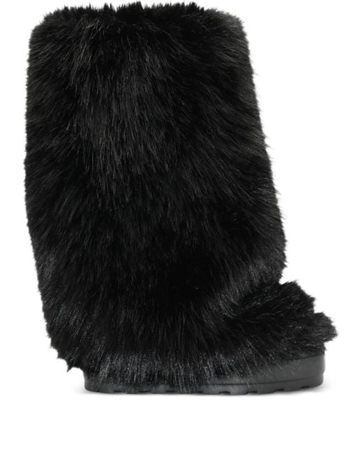 Botas de pelo artificial Casadei de color Black