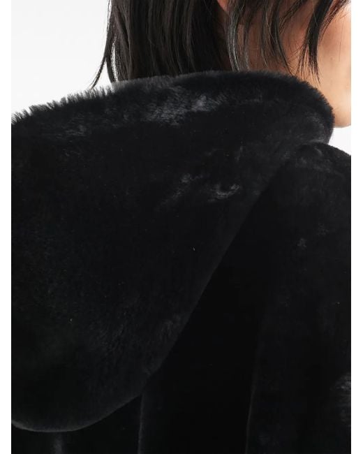 Prada Black Shearling Reversible Jacket
