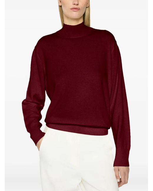 Genny Red Turtleneck Sweater
