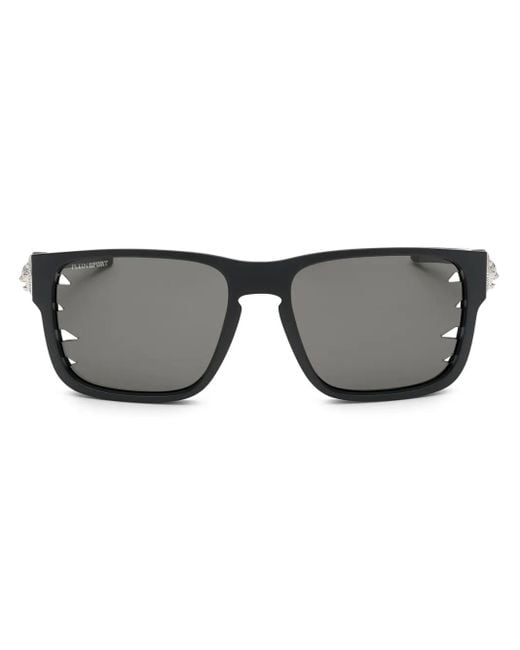 Philipp Plein Gray Gaze Square-Frame Sunglasses for men