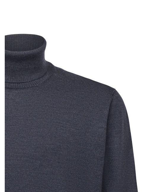 Fay Blue Pull À Col Roulé for men