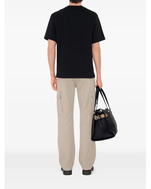Burberry T-Shirt mit B-Schild in Black für Herren