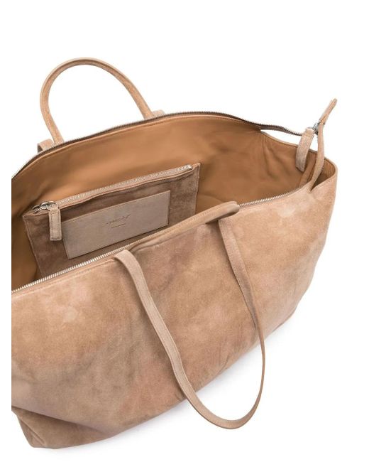 Marsèll Natural Orizzontale Suede Tote Bag