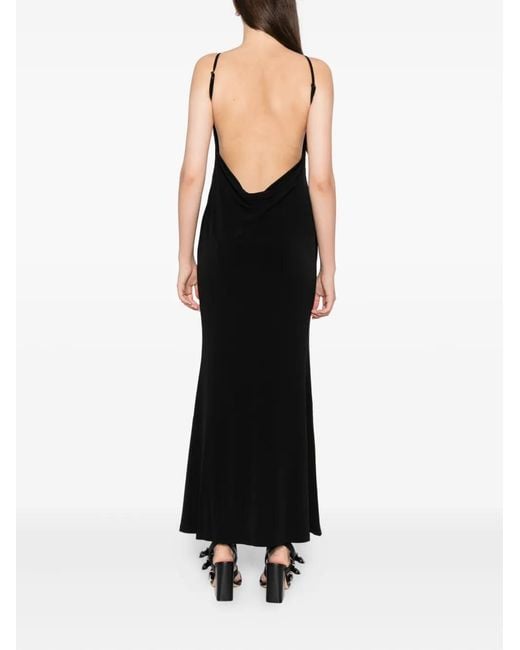 Reformation Black Averil Dress