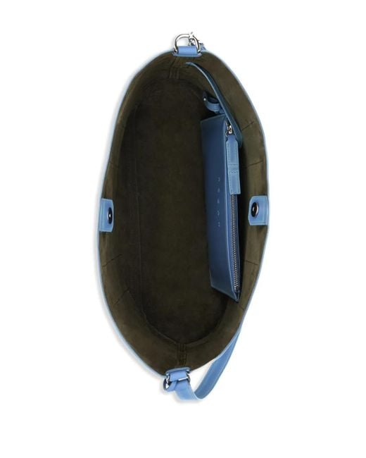 Sac Porté Épaule Médium En Cuir Hogan en coloris Blue