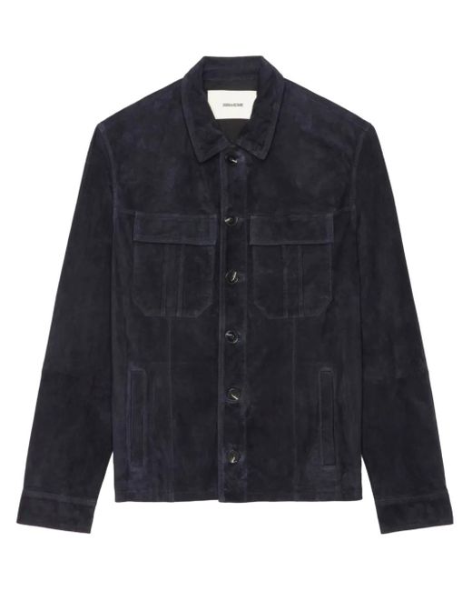Veste Kuba En Daim Zadig & Voltaire pour homme en coloris Blue