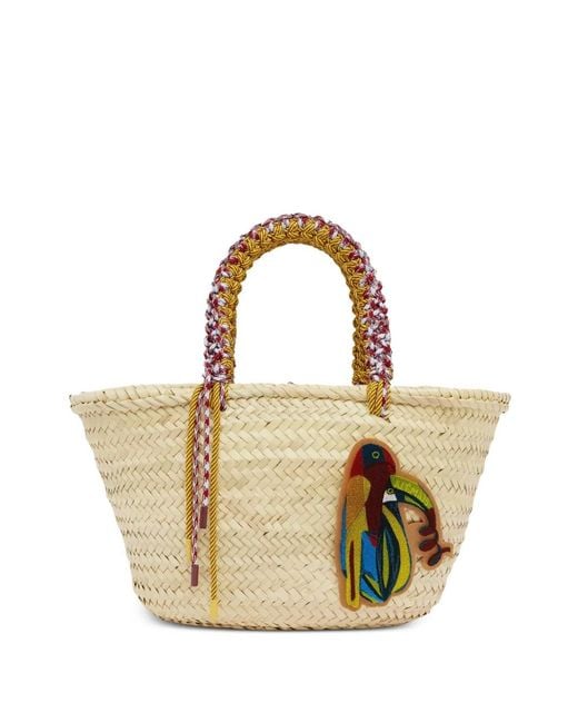 ALÉMAIS Metallic Toucan Tango Macramé Shoulder Bag
