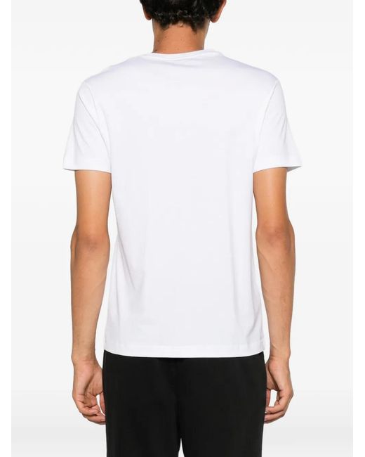 STEFAN BRANDT White Crew-Neck Short-Sleeve T-Shirt for men