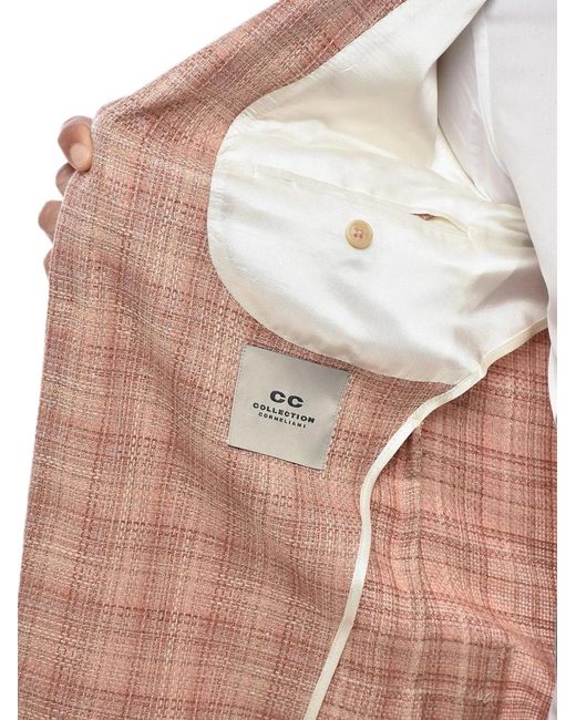 Corneliani Natural Cc Collection Single-Breasted Patch-Pocket Blazer for men