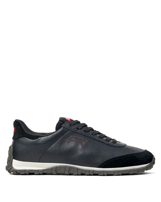 Camper Black Smooth Leather Drift Walk Sneakers