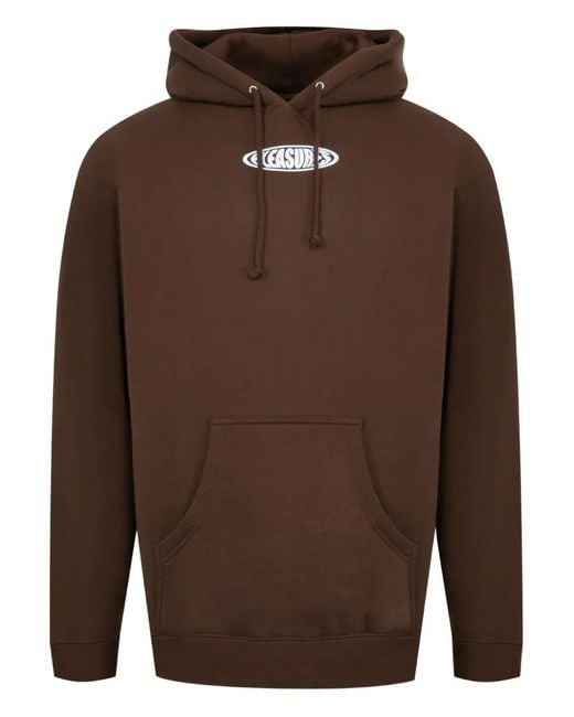 Pleasures Brown Overview Hoodie for men