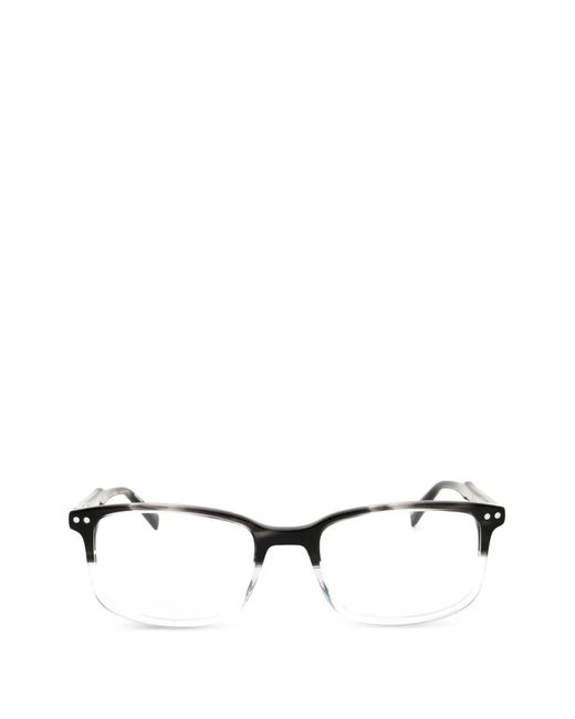 Levi's White Rectangle-Frame Glasses for men
