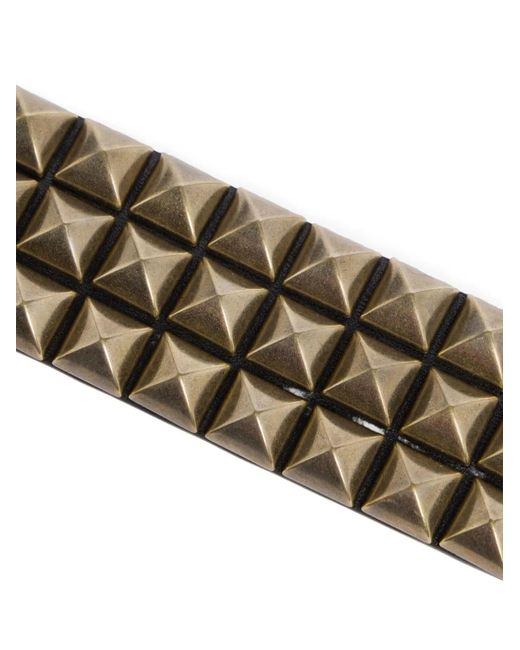 DSquared² Black All-Over Stud-Embellished Bracelet for men