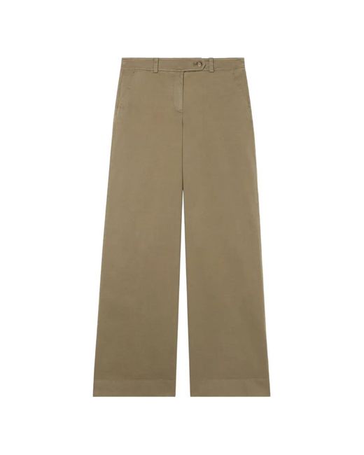 Brooks Brothers Green Pantalon Palazzo À Coupe Ample