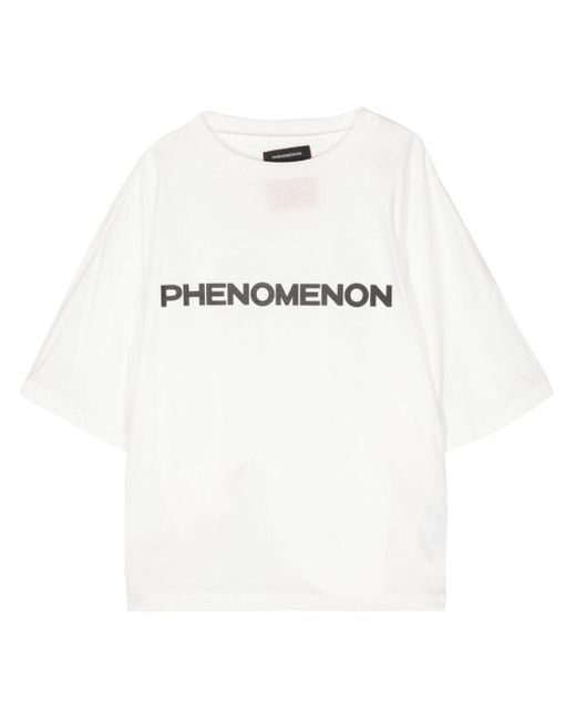 Fumito Ganryu White X Phenomenon Logo-print T-shirt for men
