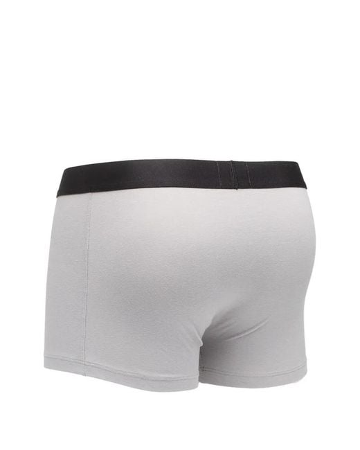 HUGO White Boss One Logo-Waistband Trunks for men