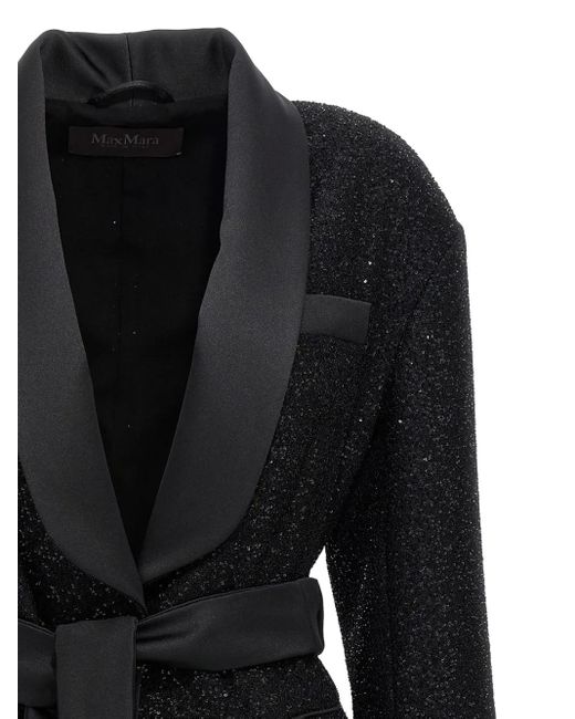 Max Mara 'pau' Blazer in het Black