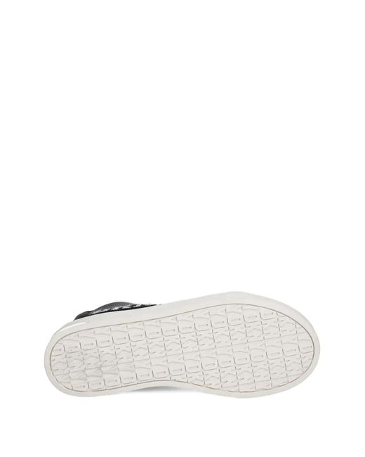 DKNY Black Yaser Star Embellished Sneakers
